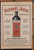 Full page ad for Hunyadi Janos mineral water. Original Antique German World War One print from 1918. WWI WW1