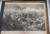 The war for the union 1862 a cavalry charge by Winslow Homer. Large original Antique Civil War era engraving from Harper's Weekly 1862.