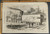Railroad Battery on the Philadelphia and Baltimore RR. Armored train car from a William C. Russell sketch. Original Antique Print 1861