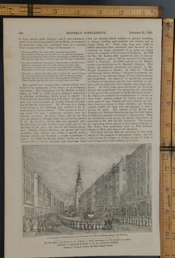 Cheapside, Children from the Parochial and Ward Schools going to St ...