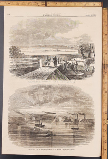 Warrenton from our batteries as sketched by Mr. Theodore R. Davis. The ...