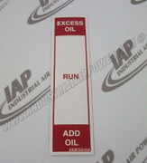 200ESG454 Plate Data Oil Level
