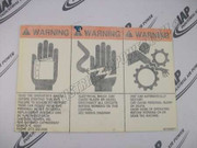 227EAQ077 Warning Decal