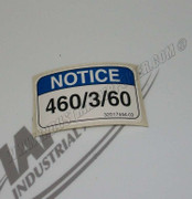 32017444 Voltage Decal