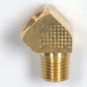 50132 Fitting, 3/4 inch NPT, 45 Degree, Street Elbow, Brass (28-234)