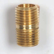 50125 Close Nipple, 1/4 inch NPT, Brass