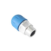 F1118 Fastpipe Composite, 3/4 inch Diameter, 3/4 inch Male NPT Threaded Nipple, Yellow