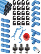 F28090 Kit, 1 inch Fastpipe, Master Kit, 90 foot, 3 Outlets, Ships In One Box
