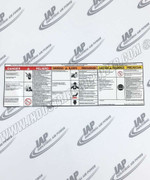 115128-A Horizontal Safety Decal