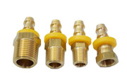 F0240 Fitting, 3/8 inch Push On Hose Fitting x 1/4 inch Male NPT Swivel