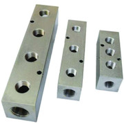 H-50B-50-2 1/2 inch Manifold x -2 1/2 inch Outlets, One End Blank, Inert Gas, Wall Spacing For Fastpipe 3/4 inch And 1