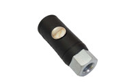 K8220 Plug, 1/4 inch Female NPT, Safety Push Button, Industrial Style, 70 CFM Body