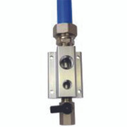 M7510-2 Maxline Composite, 3/4 inch Diameter, Outlet Kit, With Two Holes On The Face, 1/2 inch NPT And 1/4 inch NPT