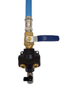 MC8201V Multi Port Outlet 1/2in NPT Port (4x) w/ Shutoff Compressed Flexible Tubing
