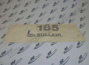 02250109-740 185 SULLAIR® Front Decal
