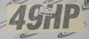 02250147-899 49 Hp Black Decal