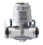 90 Deg Dual Outlet 25mm x 1/2" NPTF Female