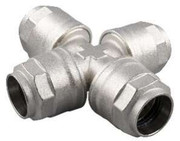 Intermediate Cross Fitting 25mm Tube
