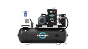 Kaishan PK 5 HP 150 PSI 230V 1-Phase Tank Mount Rotary Screw Air Compressor with Dryer