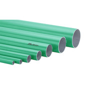 9061 6" Pipe: Green Aluminum