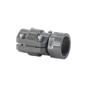 8150 Aluminum Adapter: 1" Male NPT to 3/4" Male NPT