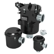 WL-825-NW16B Inlet Med-High Vacuum Filter L-Style Black