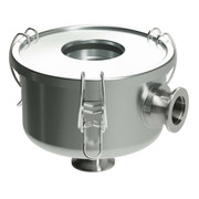 WL-842-NW25EN Electroless Nickel Inlet Med-High Vacuum Filter L-Style