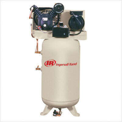 2475N7.5-P-200 Two Stage Cast Iron Air Compressor - 200V/3-Phase