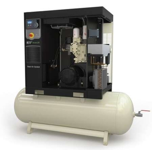 R5.5i-A115-TAS-120-575 7.5-HP 120-Gallon Total Air System Rotary Screw Air Compressor - 115 PSI - 575V/3-Phase