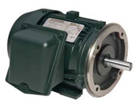Toshiba 3/46XSSC44A-P  Electric Motor, .75 HP, 1200 RPM, 575 Volts, 143TC Frame