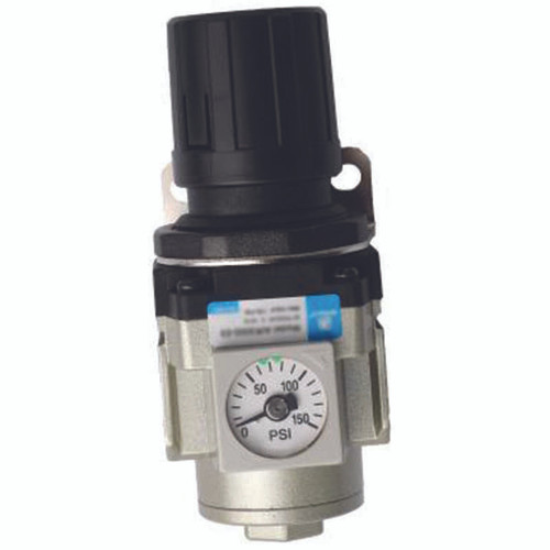 K93210 Inline Regulator, 1/4 inch NPT, With Gauge