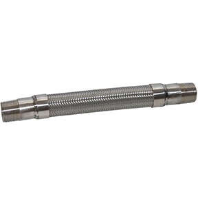 SSFH-CS-1000-12 Stainless Steel Flex Hose, 1 x 12 inch with CS Fittings