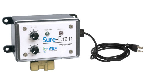 SD11-C12-240 Drain w/Single 1/2" NPT Valve - 240 Volt