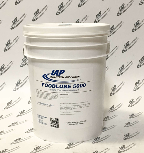 FOODLUBE 5000 Synthetic Food Grade Oil - 5 gallon
