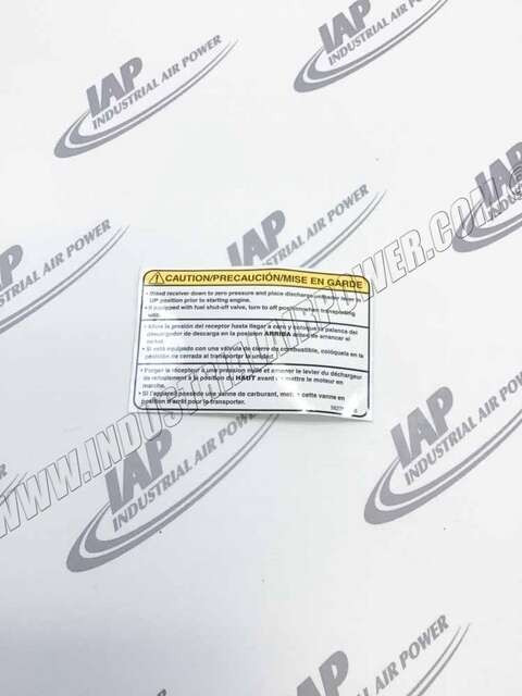 56276637 Engine Start Tri-L Decal