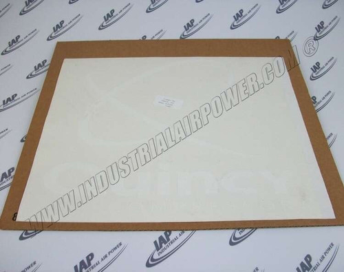 146021-2 White 15.00X13.66 Q/Quincy Decal