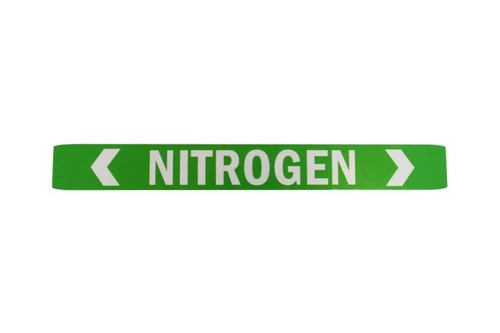 CP-0101 Nitrogen Label, Green, 1 inch x 7-1/2 inch, Each