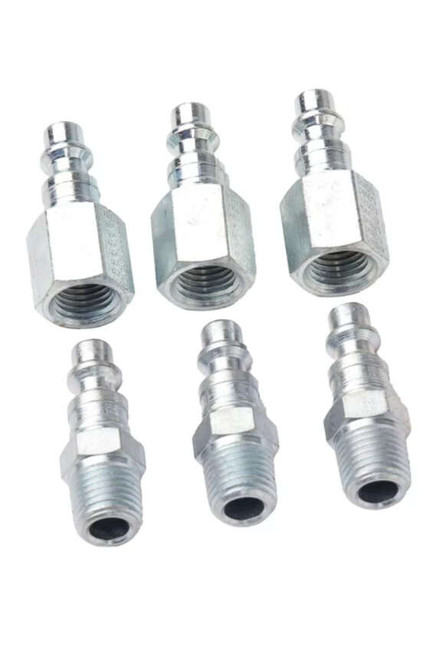 K5226 Coupler, Quick Coupler Pack, (3) K5220 1/4 inch Female, (3) K5221 1/4 inch Male, Fits 30 CFM Body
