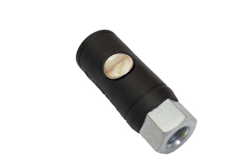 K9240 Coupler, 1/2 inch Female NPT, Safety Push Button, Industrial Style, 70 CFM Body