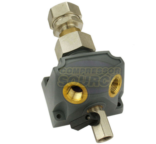 M8203 Maxline Composite, 1 inch Diameter, Multi Port Outlet, 1/2 inch NPT Port (4x)