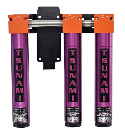 T9050 Tsunami Filtration Package #5, 1/2 inch NPT, Water Sep, Oil Coalescing, Active Carbon Filters (21999-0255)
