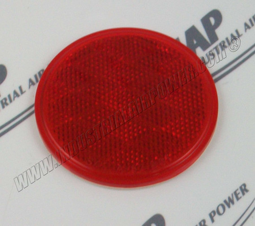 02250129-278 3 Diameter Adhesive Mounting Red Reflector