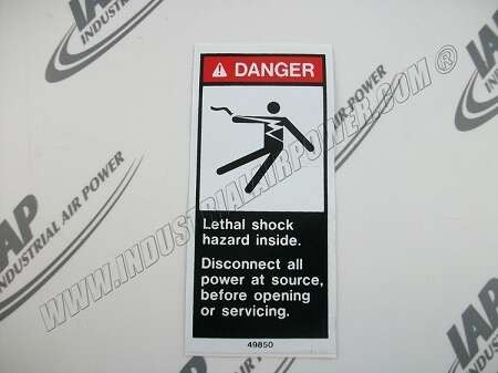 049850 Danger Electrocution Sig