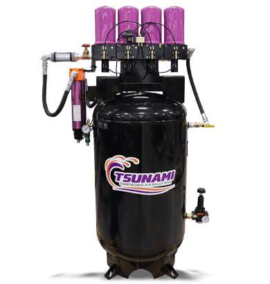 21999-1032 Dust Collector Dryer - Four Tower w/ 80 Gallon Tank