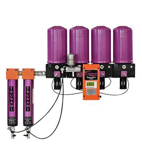 21999-2710 40 CFM - 10 HP Ultra Regenerative Drying System - Wall Mount with Dual Energy Saver Switches