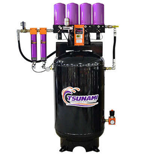 21999-1820 80 CFM - 20 HP Ultra Regenerative Drying System - Tank Mounted with Single Energy Saver Switch
