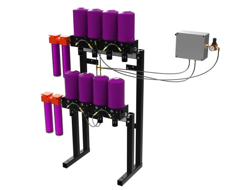 21999-1340 160 CFM - Explosion-Proof - C1D1 Pneumatic Air Dryer w/ Float Drains