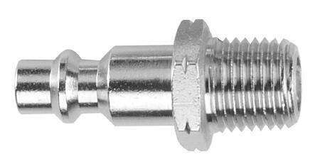 1/4" Basic Industrial Plug x 1/4" Male NPTF