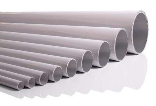 Gray Aluminum Tube 80mm x 6m