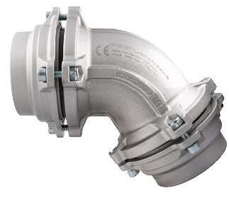 45 Deg Union Elbow 63mm, Aluminum